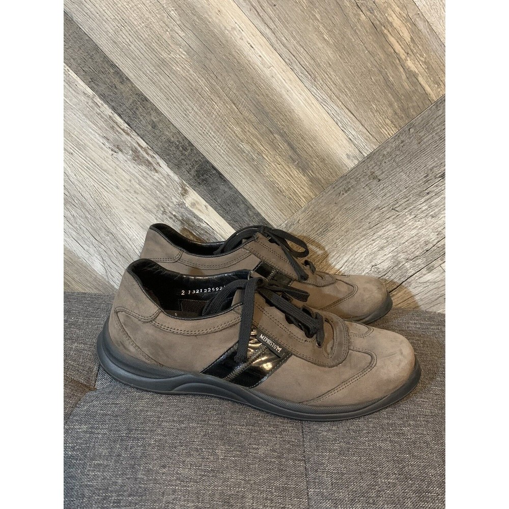 Mephisto Match Runoff Air Jet Mens Size 7.5 Brown Leather Lace Up  Walking Shoe